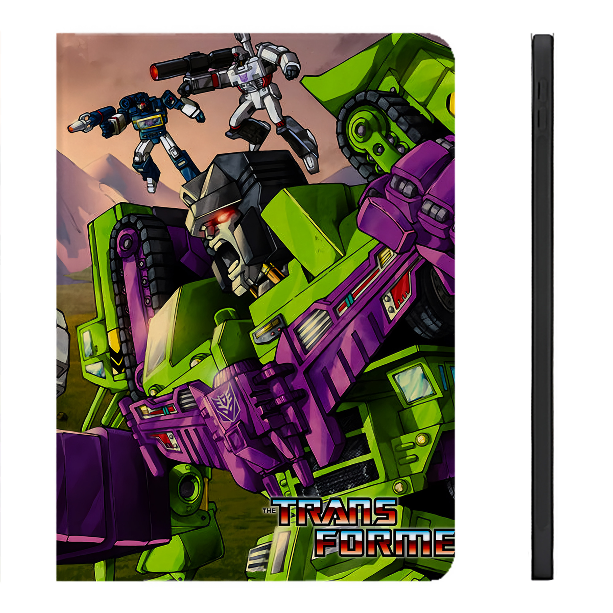 （画像用） Transformers トランスフォーマー IPadケース ペンホルダー付き ブックスタイルデザイン